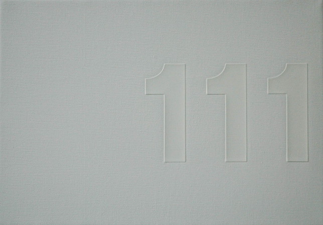 Numerische Reihe, 2013, Öl auf Leinwand, 35,5x50,5cm