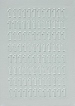 Numerische Reihen, 2008, Öl auf Leinwand, 70x50cm