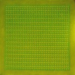Numerischer Block, 2005, Öl auf Leinwand, 200x200cm